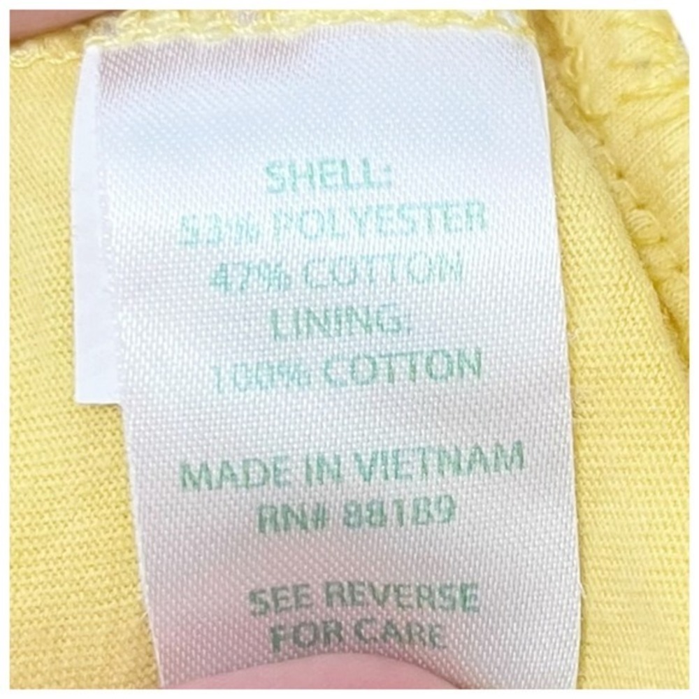 Lilly Pulitzer Carreen Eyelet Dress Yellow Resortcore Sun Dress Women's Large - Picture 6 of 8